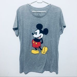 Disney Mickey Light Grey T-Shirt, 2XL